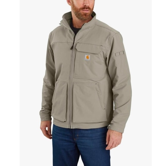 Carhartt Men’s Super Dux Rain Defender Jacket in Greige Sz XL - Picture 1 of 10